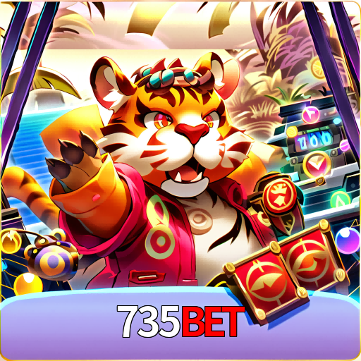 Imagem promocional da 735bet mostrando a plataforma e suas vantagens